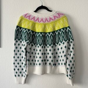 Knitworks Pink, Yellow, and Green Kids Sweater
